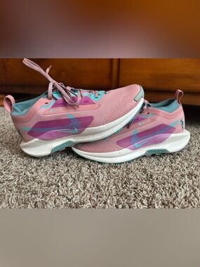 Nike Pegasus Trail 5 GTX Women’s Pink Teal Running Shoes